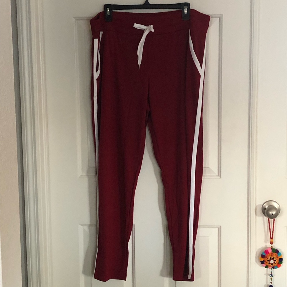 Athletic Works Women’s Joggers with White Trim
